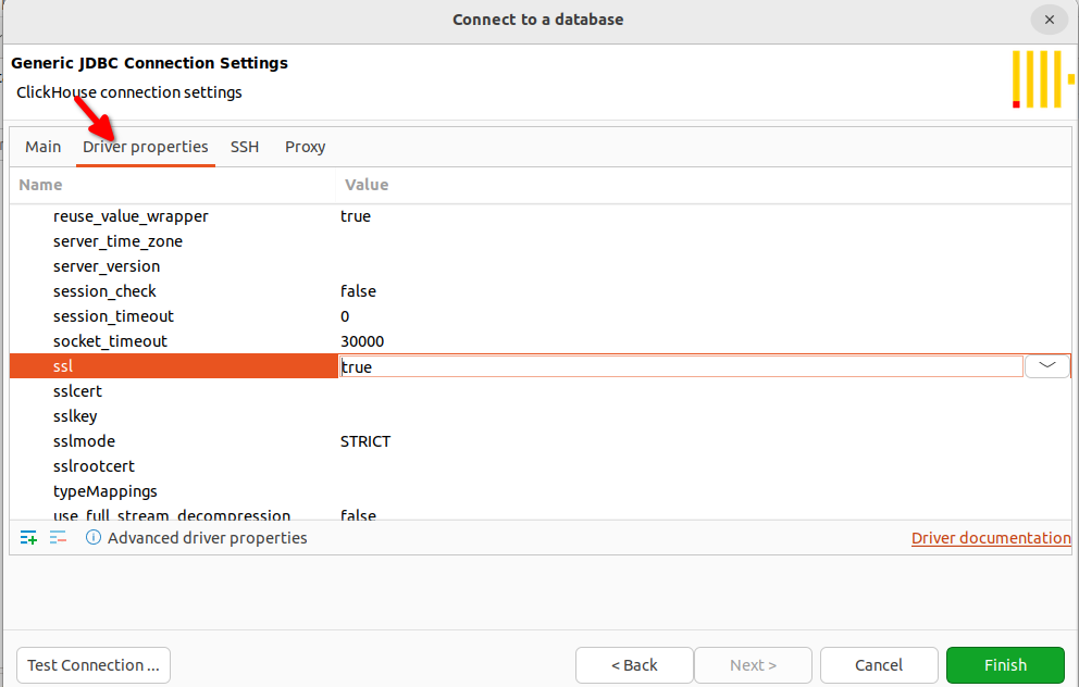Set SSL as true or false